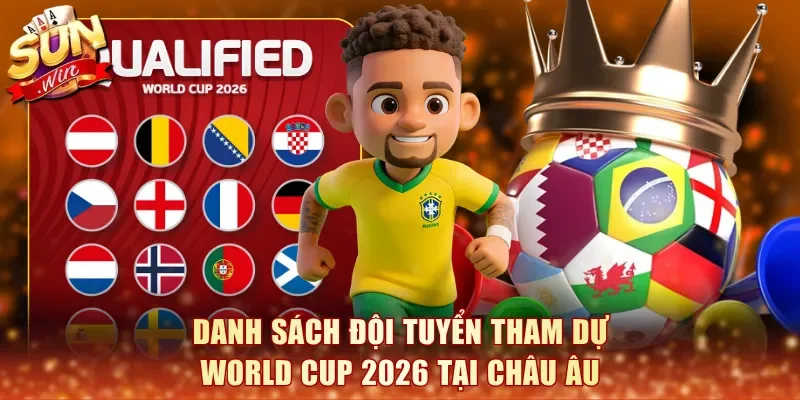 Danh sách đội tuyển tham dự World Cup 2026 tại Châu Âu